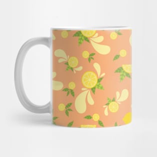 Citrus Splash Seamless Surface Pattern Design Mug